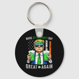 Trump macht St. Patricks Day wieder groß Schlüsselanhänger