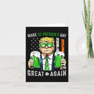 Trump macht St Patricks Day wieder großartig in Ir Karte