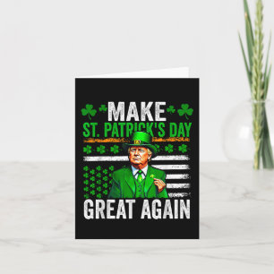 Trump macht St. Patricks Day wieder großartig Trum Karte