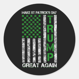 Trump macht St. Patrick's Day wieder zum großen am Runder Aufkleber
