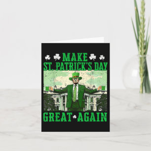Trump macht St Patricks Day wieder zum großen Klee Karte