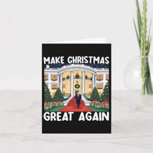 Trump macht Weihnachten wieder großartig Funny Xma Karte