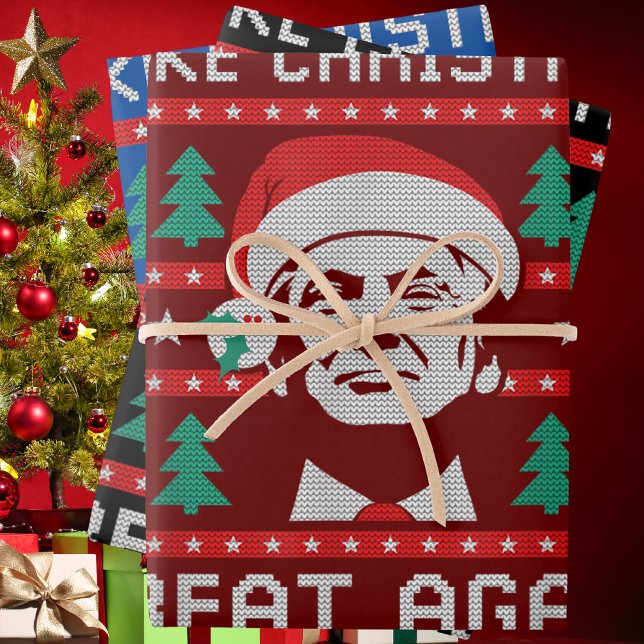 Trump macht Weihnachten wieder großartig Geschenkpapier Set (Von Creator hochgeladen)