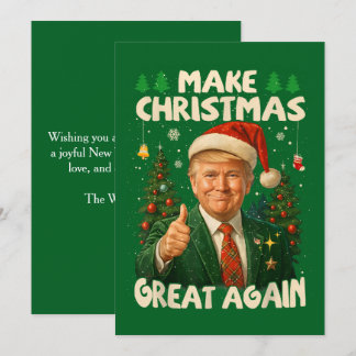 Trump macht Weihnachten wieder großartig grün