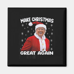 Trump macht Weihnachten wieder großartig Santa Tru Magnet