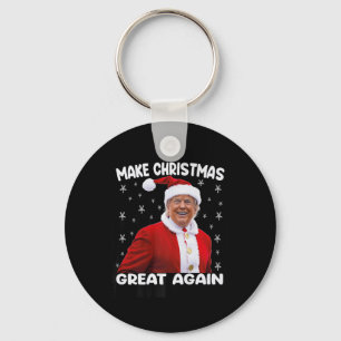 Trump macht Weihnachten wieder großartig Santa Tru Schlüsselanhänger