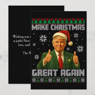 Trump macht Weihnachten wieder großartig schwarz