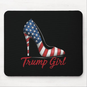 Trump Mädchen High Heel Stilettos Amerikanische Fl Mousepad