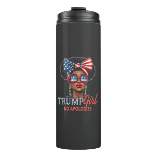 Trump Mädchen Keine Entschuldigung Inauguration Mä Thermosbecher
