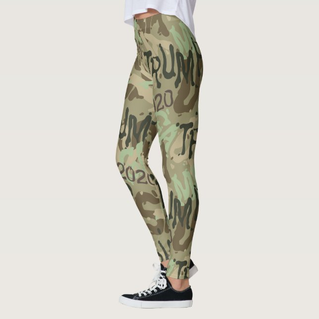 TRUMP MAGA 2020-Tarnung Leggings (Links)