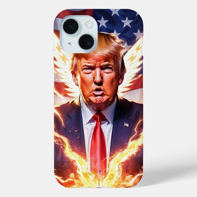 Trump MAGA 2024 America First iPhone / iPad Case (Rückseite)