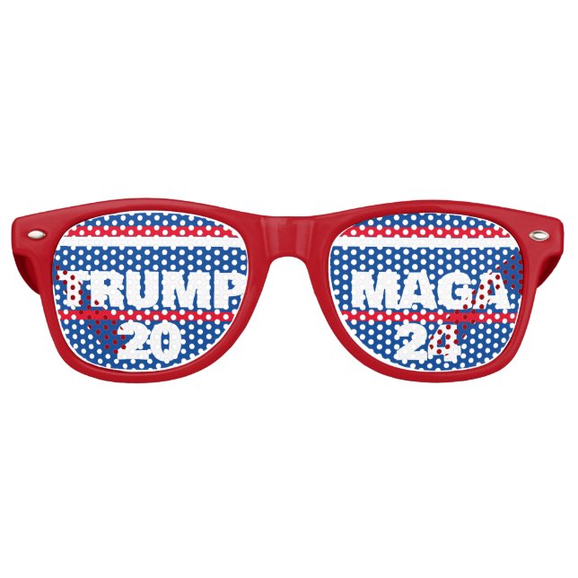 TRUMP MAGA 2024 PARTYBRILLE (Vorderseite)