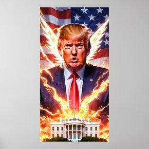 Trump MAGA 2024 Rette America Value Poster