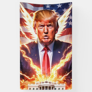 Trump MAGA 2024 Rette Amerika Banner