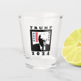 TRUMP MAGA 2024 SCHNAPSGLAS