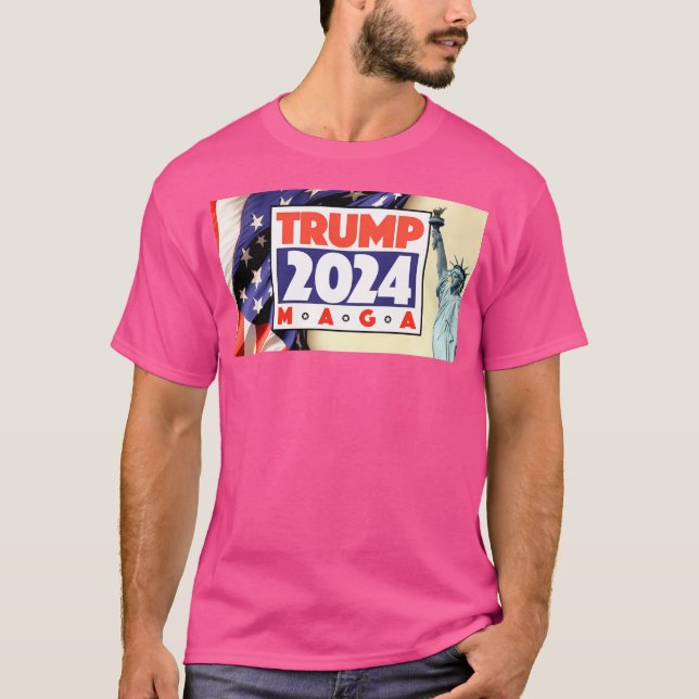 Trump Maga 2024 T-Shirt (Vorderseite)