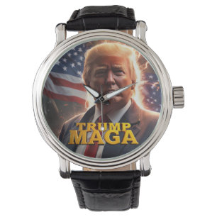 Trump MAGA Armbanduhr