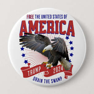 Trump MAGA Eagle Freiheit Button