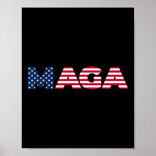Trump Maga Freedom 4. Juli 2024 US-Flagge 45 47 Poster