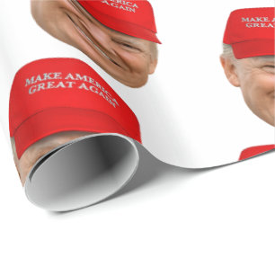 TRUMP MAGA Weihnachten Geschenkpapier