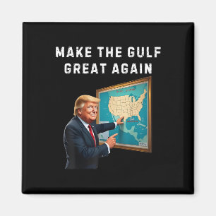 Trump Map Willkommen am Golf von Amerika Magnet