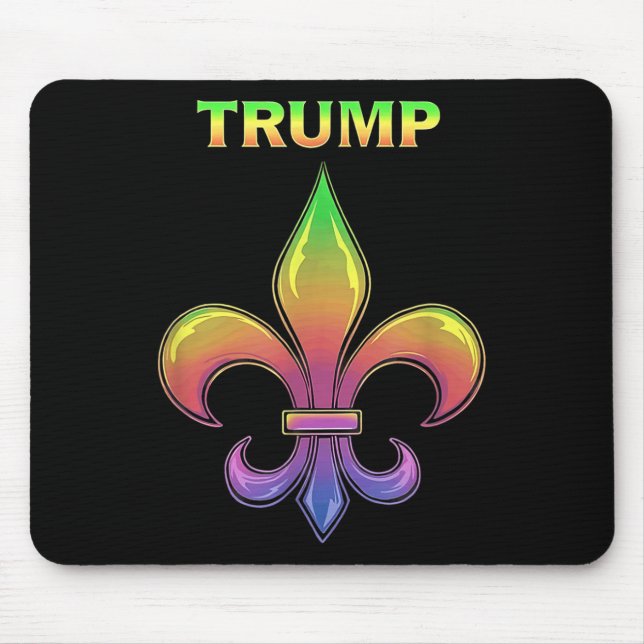 Trump Mardis Gras _1 Mousepad (Vorne)