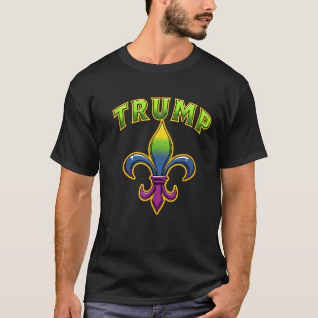 Trump Mardis Gras T-Shirt (Vorderseite)
