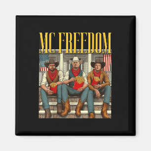 Trump Mc Freedom Funny Trump 2024 Weihnachts-Schwa Magnet