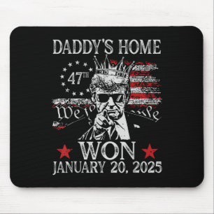 Trump Merchandise Daddys Zuhause Trump Einweihung  Mousepad