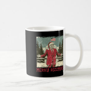 Trump Merry Rizzmas Funny Humour Trump Tance Chr Kaffeetasse