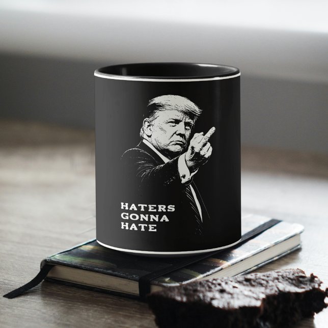 Trump Middle Finger 2026 Meme Funny Tasse (Von Creator hochgeladen)
