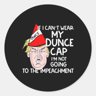 Trump mit Eselsohren Anti-Trump-Geschenk zur Polit Runder Aufkleber