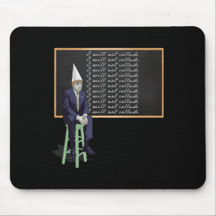 Trump mit Eselsohren 'Ich werde nicht kolludieren' Mousepad