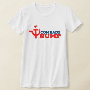 Trump mit russischem Hammer und Sickle T-Shirt