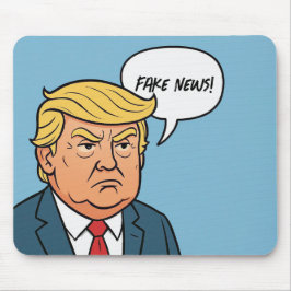 Trump mit Sprechblase Mousepad