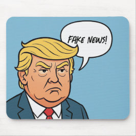 Trump mit Sprechblase Mousepad