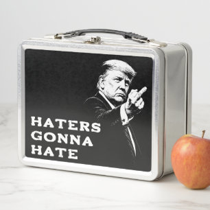 Trump Mittelfinger 2026 Meme Lustig Metall Brotdose