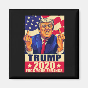 Trump Mittelfinger für deine Gefühle Republikanisc Magnet