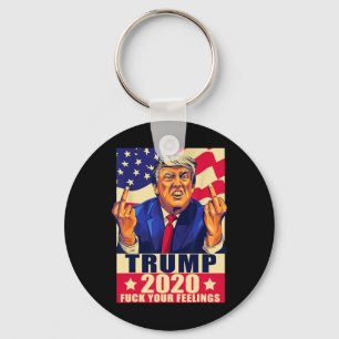 Trump Mittelfinger für deine Gefühle Republikanisc Schlüsselanhänger