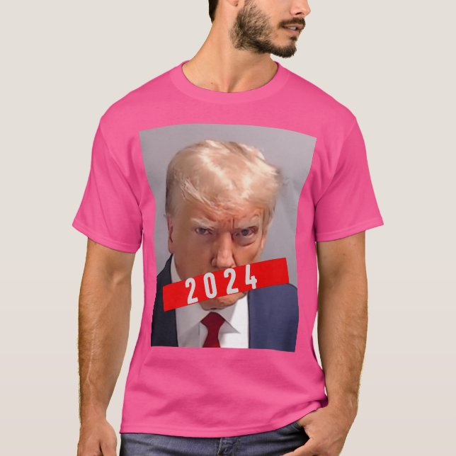 Trump Mugshot 2024 T-Shirt (Vorderseite)