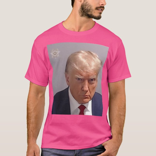 Trump Mugshot Shirt (Vorderseite)