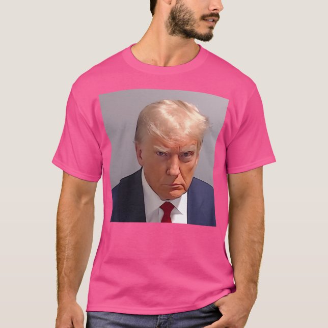 Trump Mugshot T-Shirt (Vorderseite)