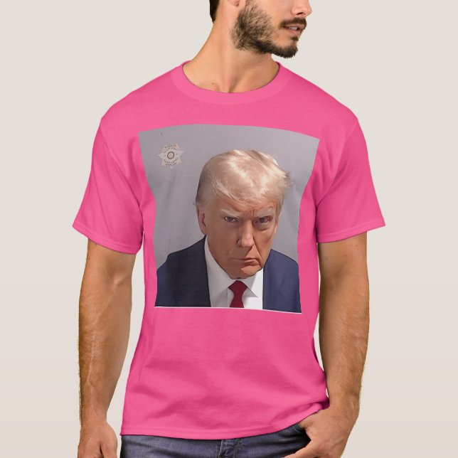 Trump Mugshot T-Shirt (Vorderseite)