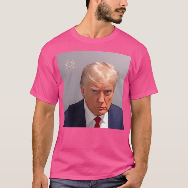 Trump Mugshot T-Shirt (Vorderseite)
