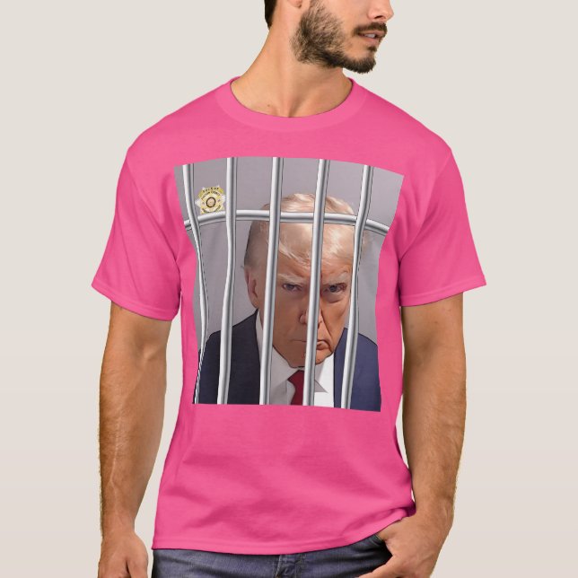 Trump Mugshot T-Shirt (Vorderseite)