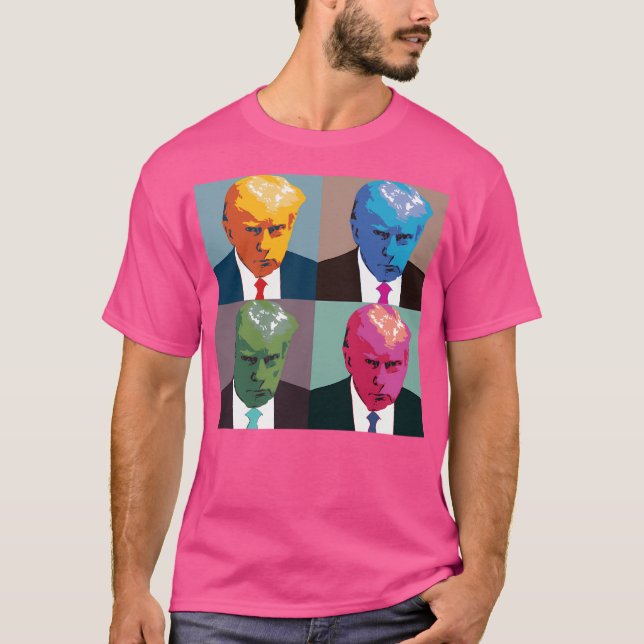 Trump Mugshot T-Shirt (Vorderseite)