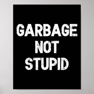 Trump Müll 2024 Lustig 45 47 Trump Anhänger Ele Poster