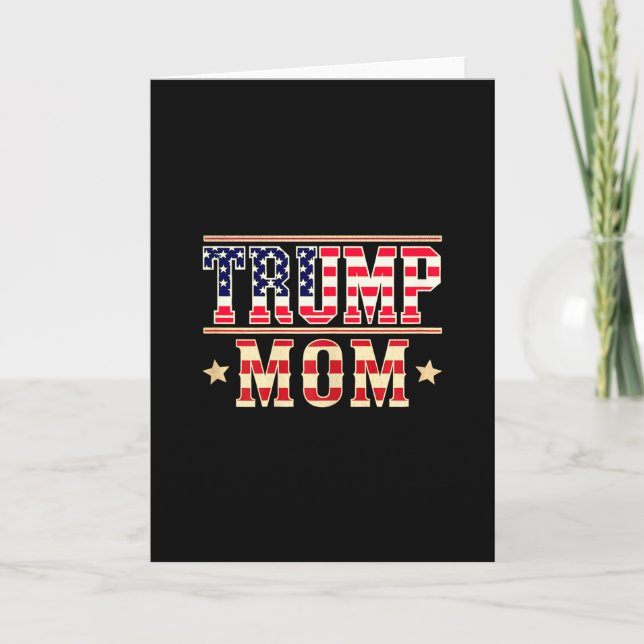 Trump-Mutter Frohen Muttertag Konservative Mutter  Karte (Vorderseite)