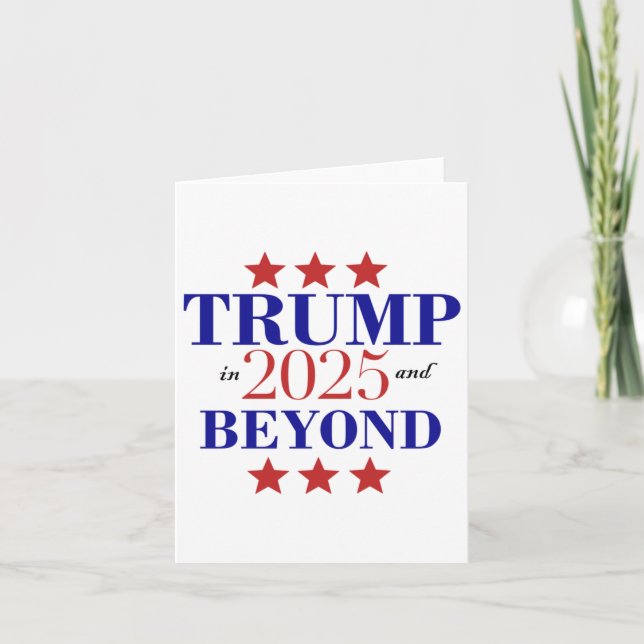 Trump nach 2025 karte (Vorderseite)