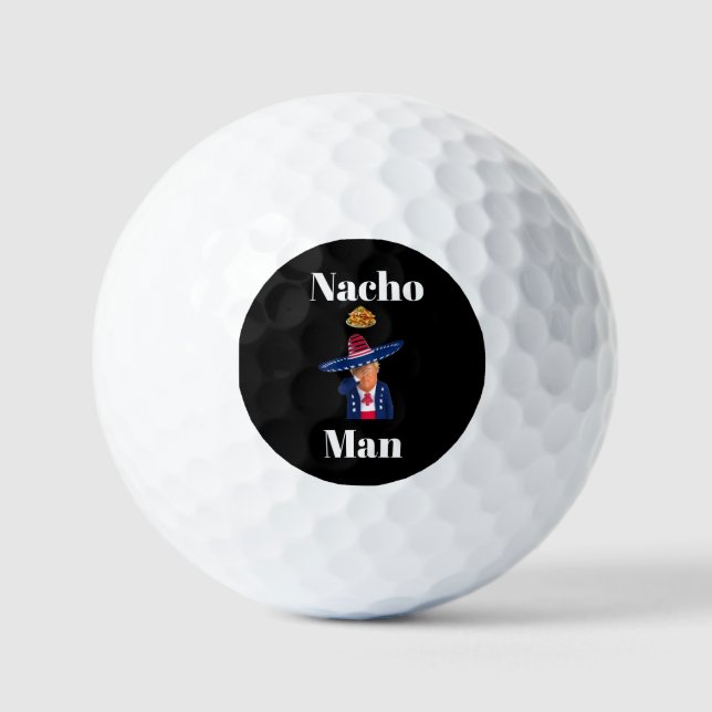 Trump Nacho Man Golf Ball (Vorderseite)